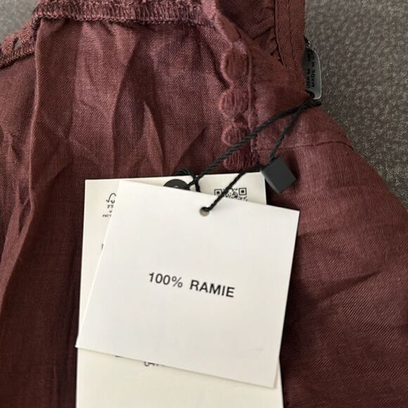 ZARA | Brown | RAMIE PASSEMENTERIE BLOUSE - Picture 11 of 14